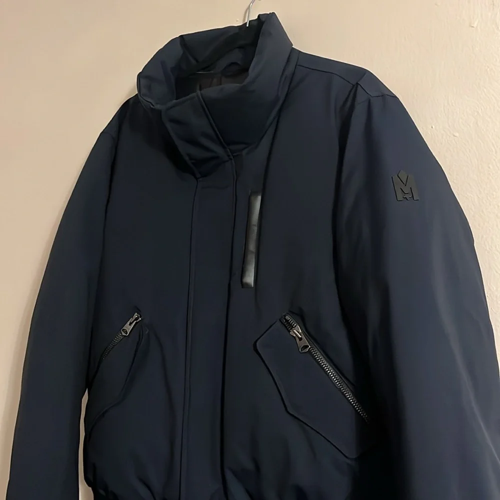 Mackage men’s Dixon NFR down filled fur puffer jacket bomber coat NEW - Picture 3 of 8